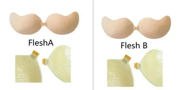 Lala Goddess Mango Cup With Deep V Invisible Bra Women's Swimwear Bridal Wedding Dress Gathered Chest Stickers Wholesale - Velora