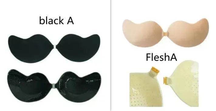 Lala Goddess Mango Cup With Deep V Invisible Bra Women's Swimwear Bridal Wedding Dress Gathered Chest Stickers Wholesale - Velora