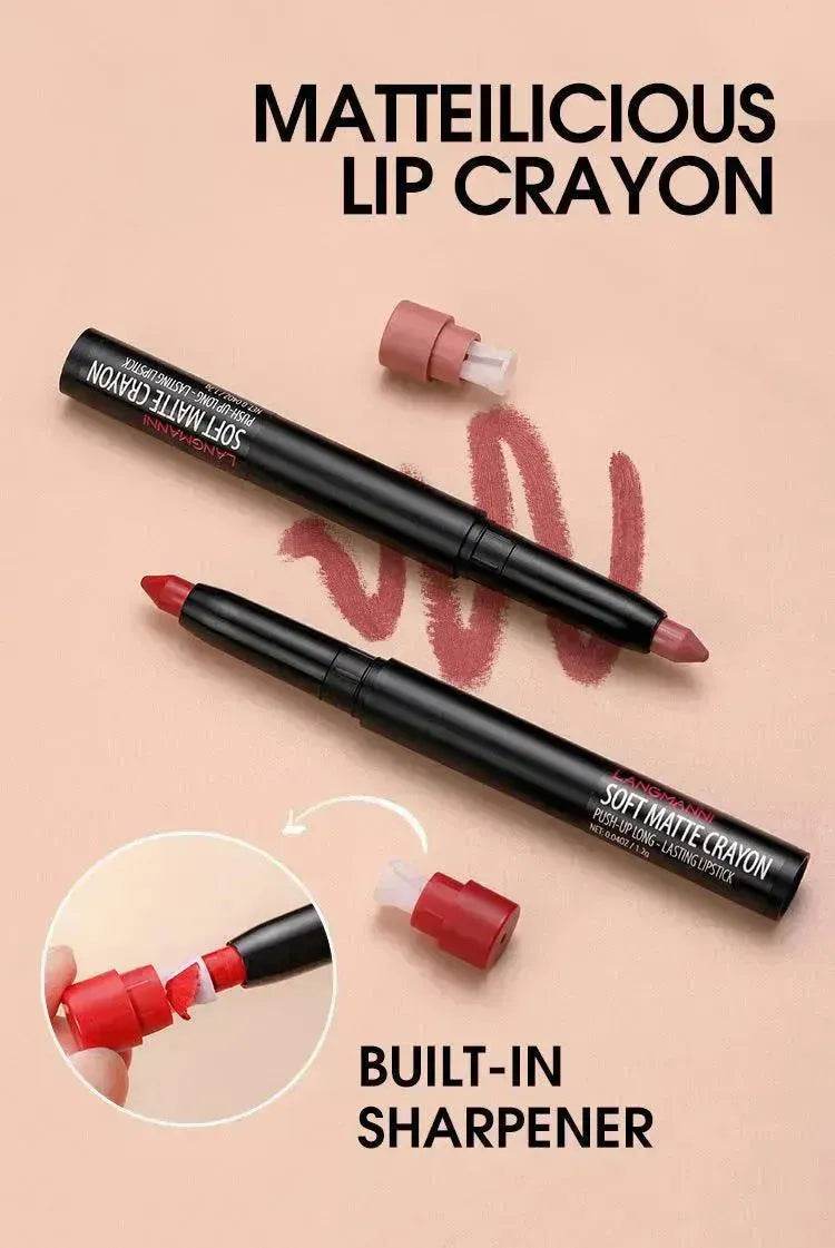 Langmanni Makeup Lipstick Set Of Six Matte Matte Lipsticks Lip Gloss Set - Velora