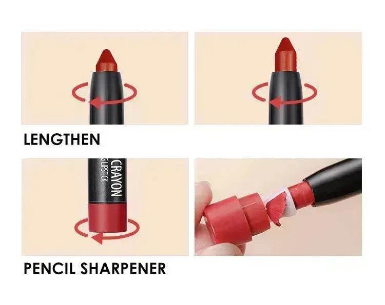 Langmanni Makeup Lipstick Set Of Six Matte Matte Lipsticks Lip Gloss Set - Velora