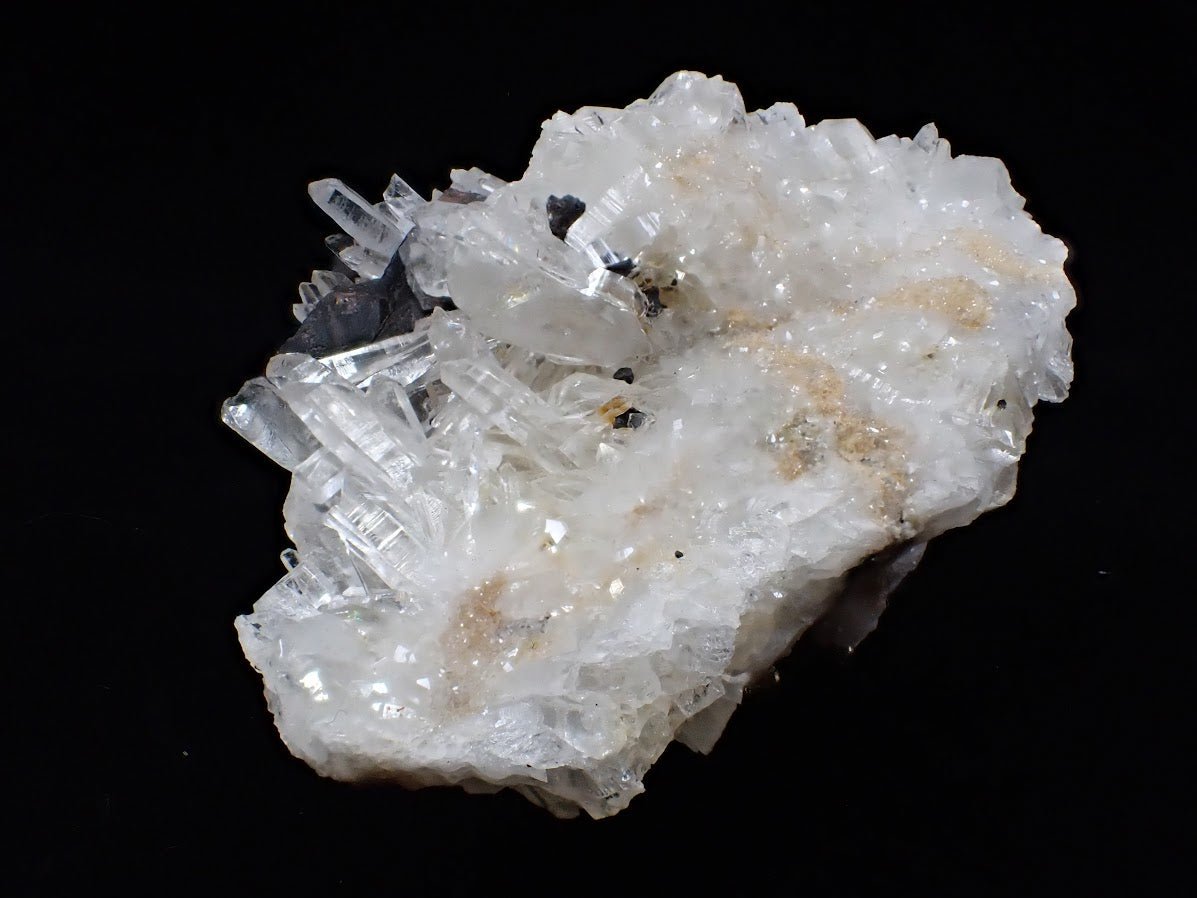 Large Black Pyrite with Quartz – Fengjiashan Mine (6in.)