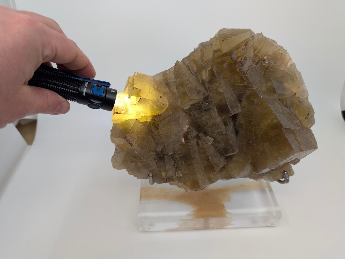 Large Yellow Fluorite Specimen – 9x7in. – From Beijing, China