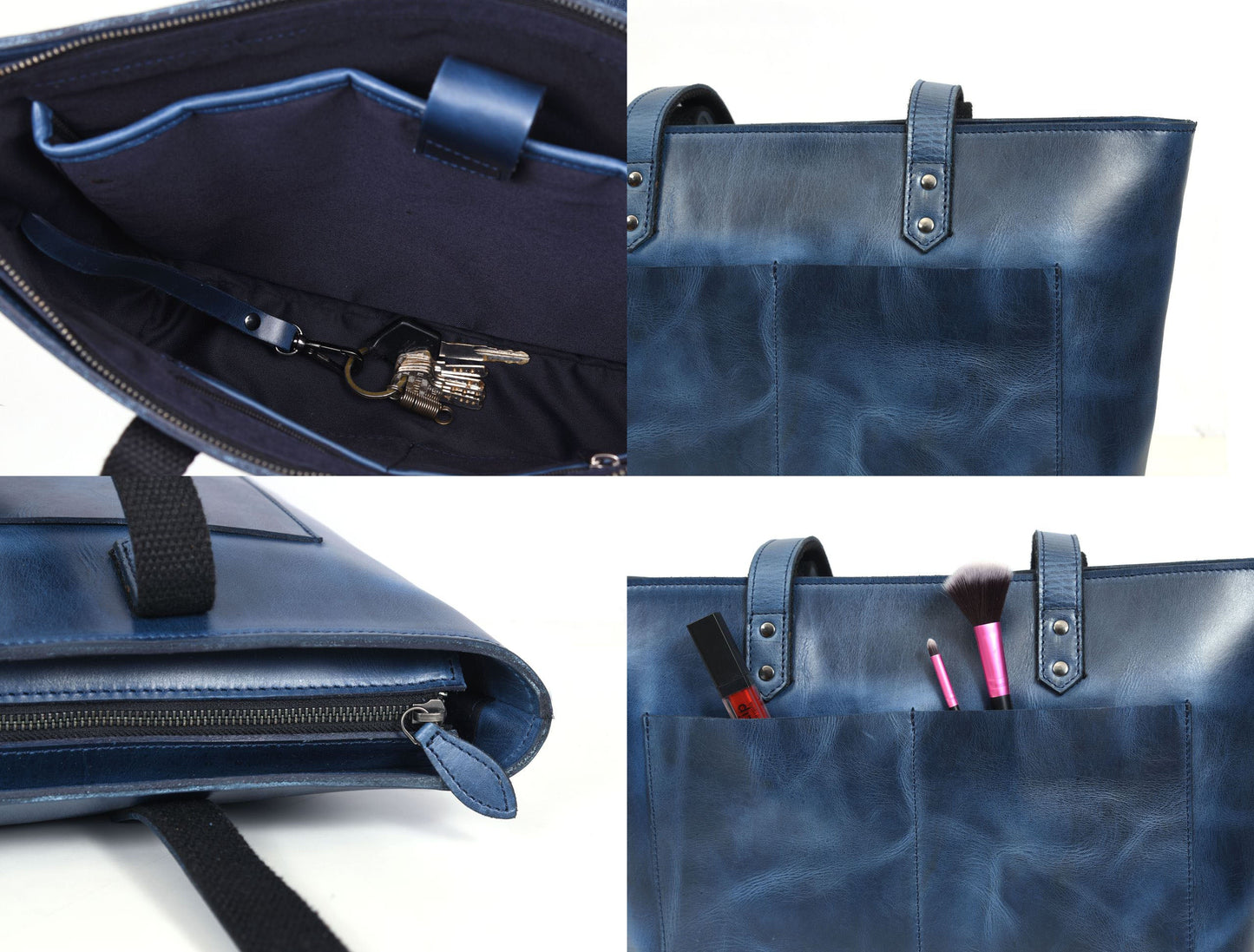 Leather Myra Tote Bag - Velora Luxury Fashion