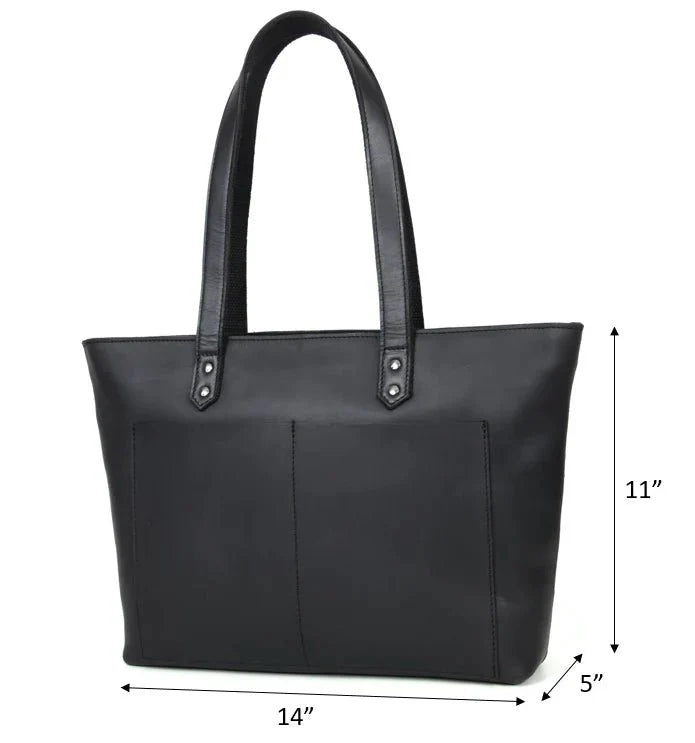 Leather Myra Tote Bag www.Shopthatapp.com
