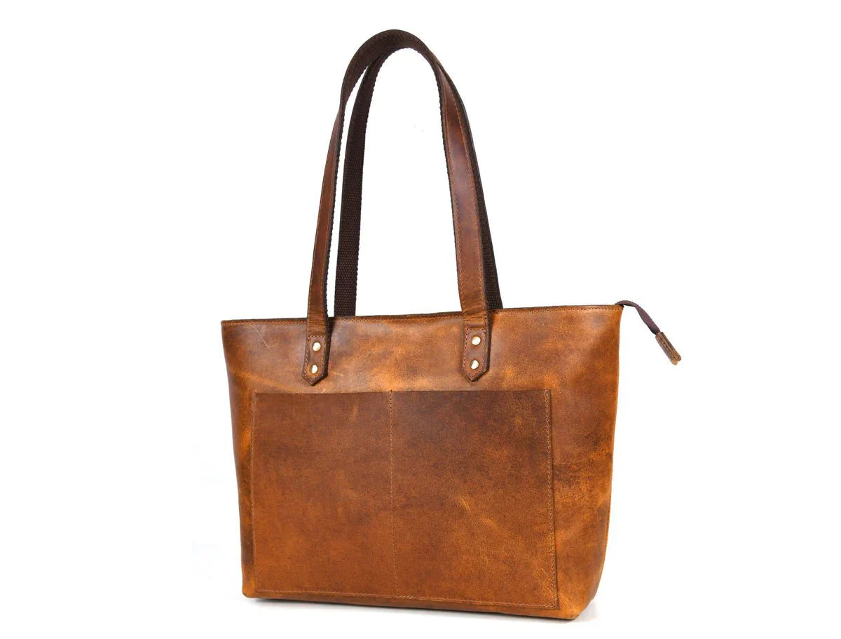 Leather Myra Tote Bag www.Shopthatapp.com