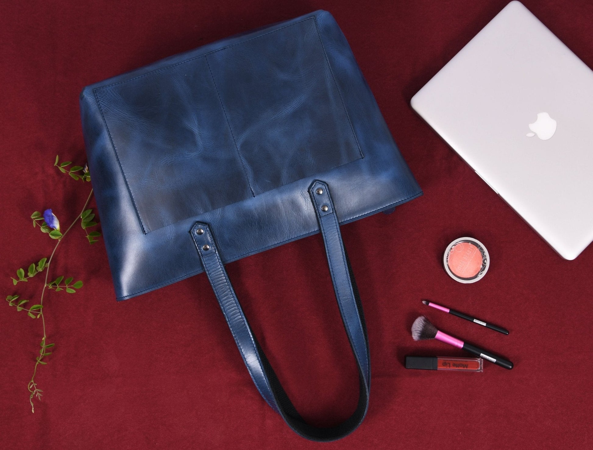 Leather Myra Tote Bag - Velora Luxury Fashion