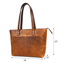 Leather Myra Tote Bag www.Shopthatapp.com