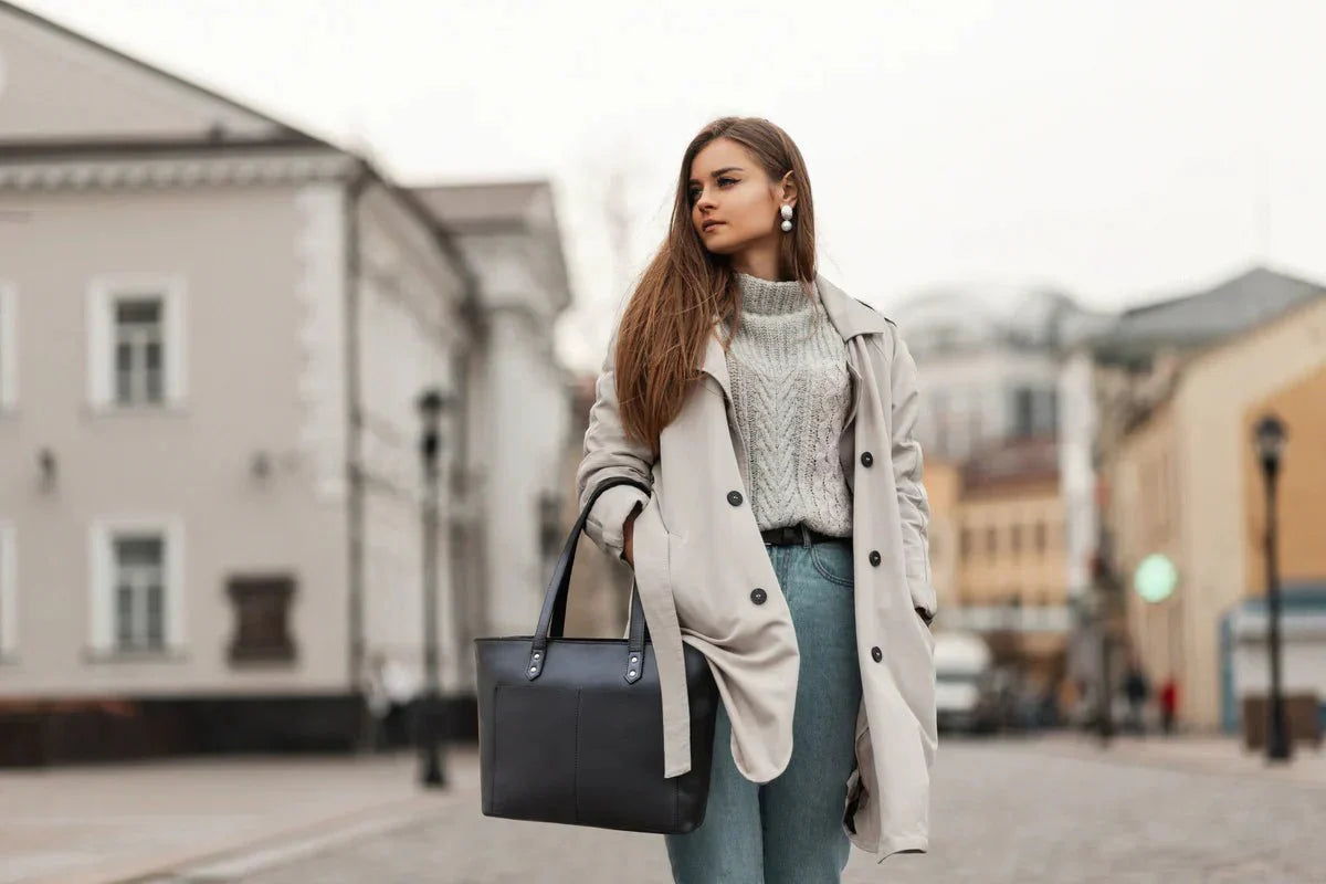 Leather Myra Tote Bag www.Shopthatapp.com