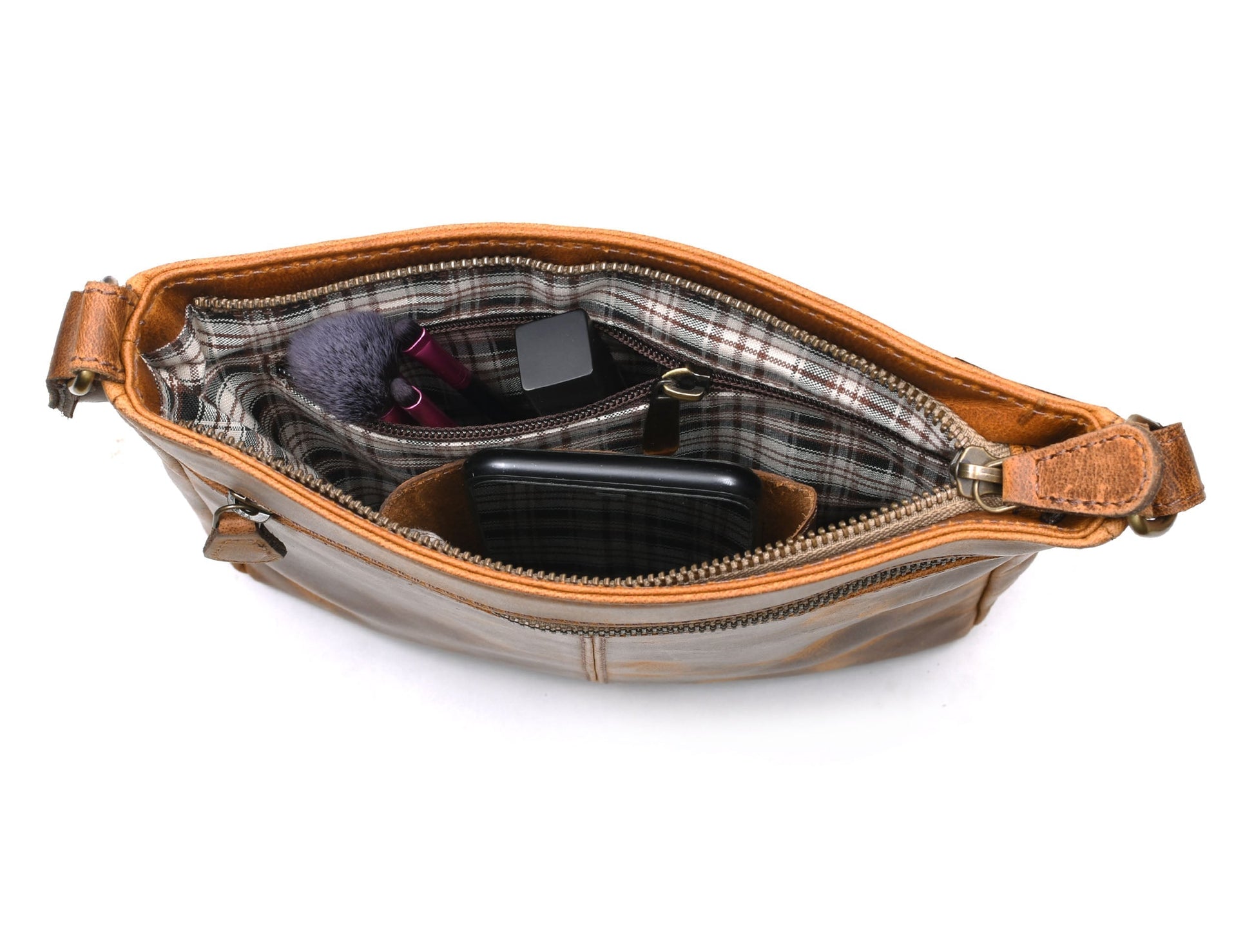 Leather Sling Bag -( LB-301 ) - Velora Luxury Fashion