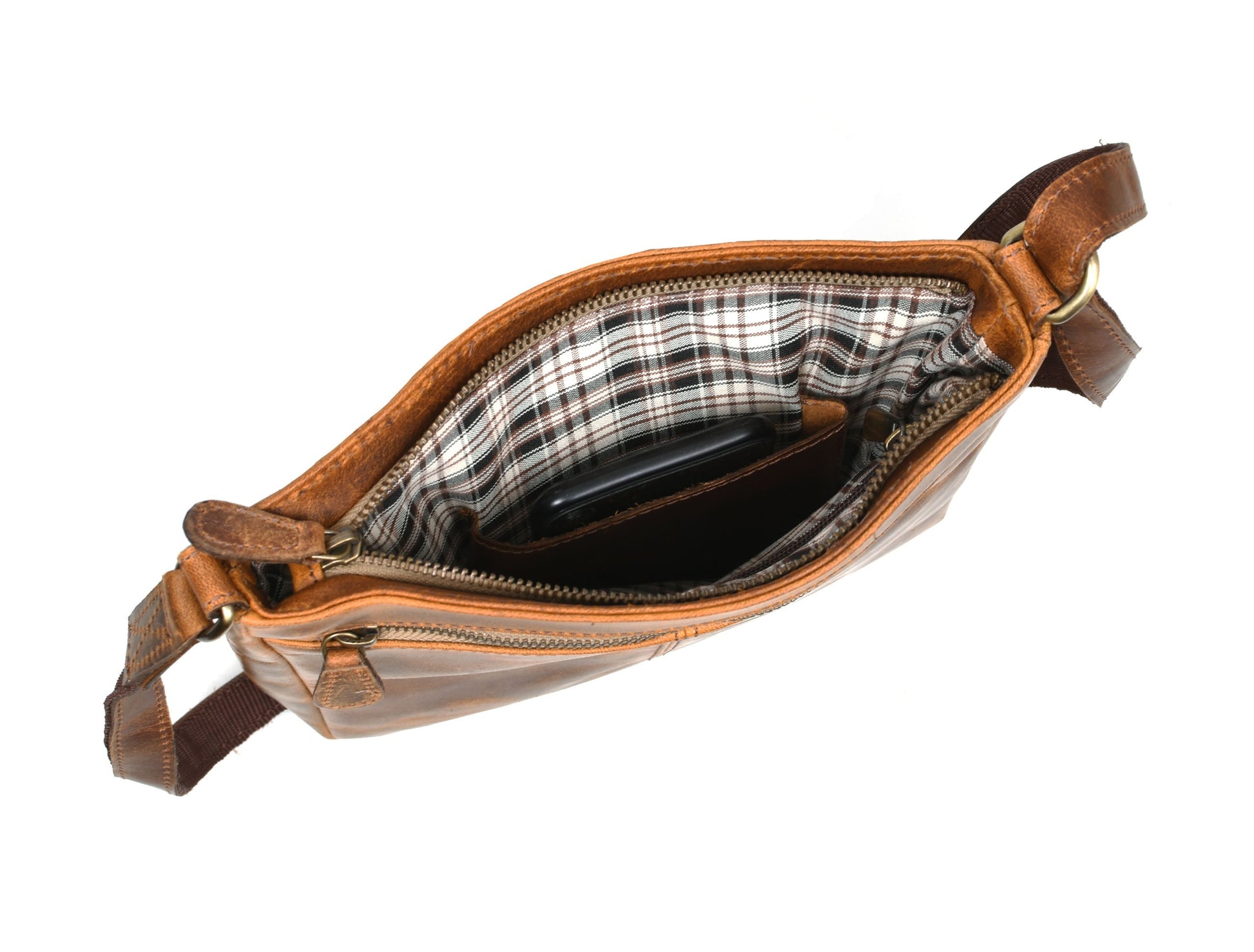 Leather Sling Bag -( LB-301 ) - Velora Luxury Fashion
