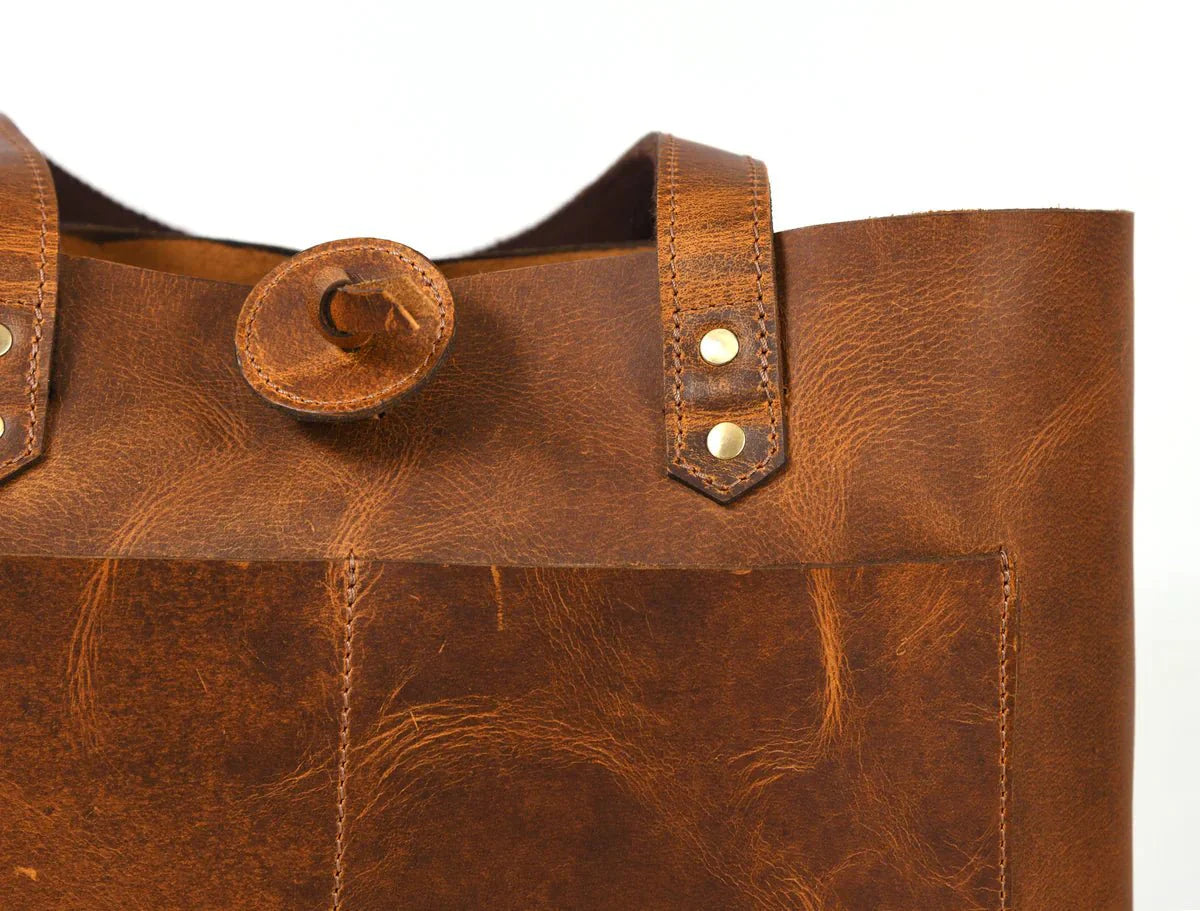 Leather Willow Tote www.Shopthatapp.com