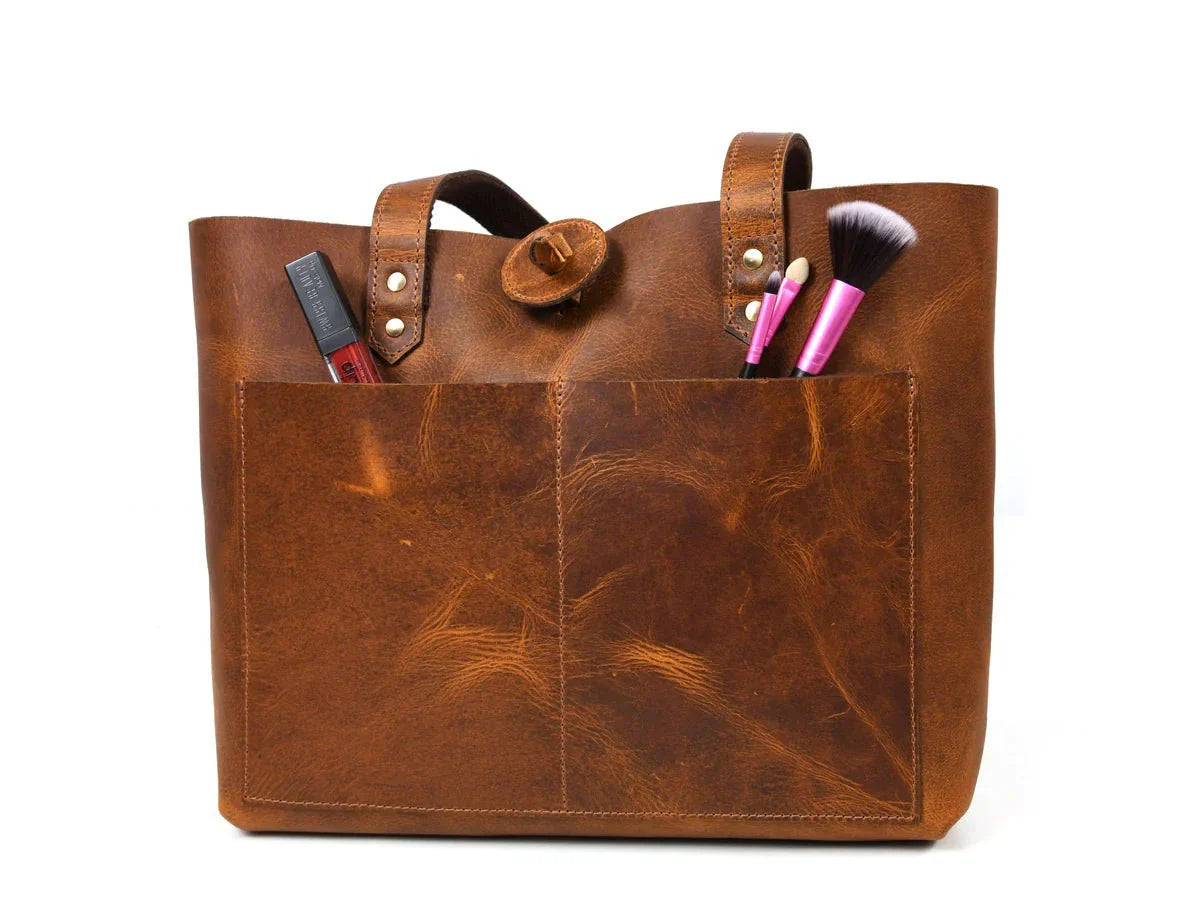 Leather Willow Tote www.Shopthatapp.com