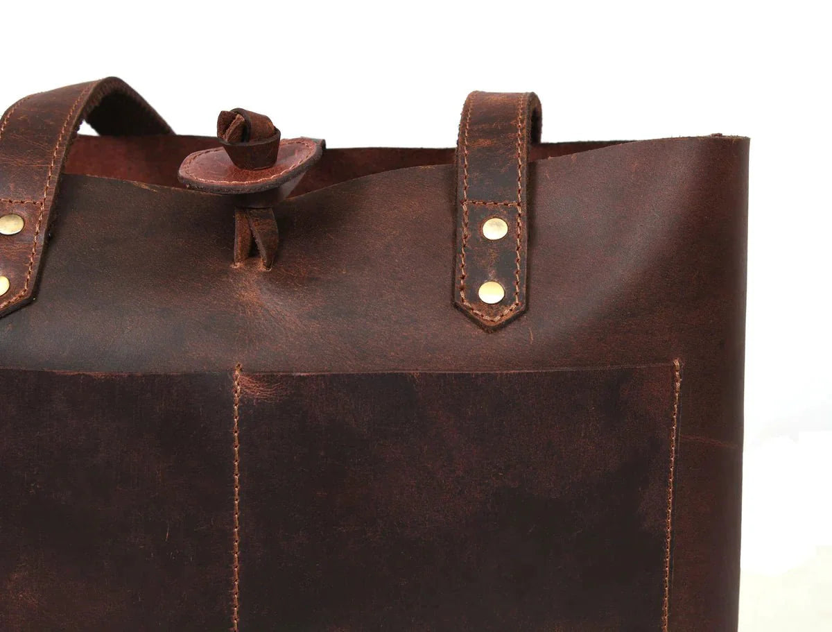 Leather Willow Tote www.Shopthatapp.com