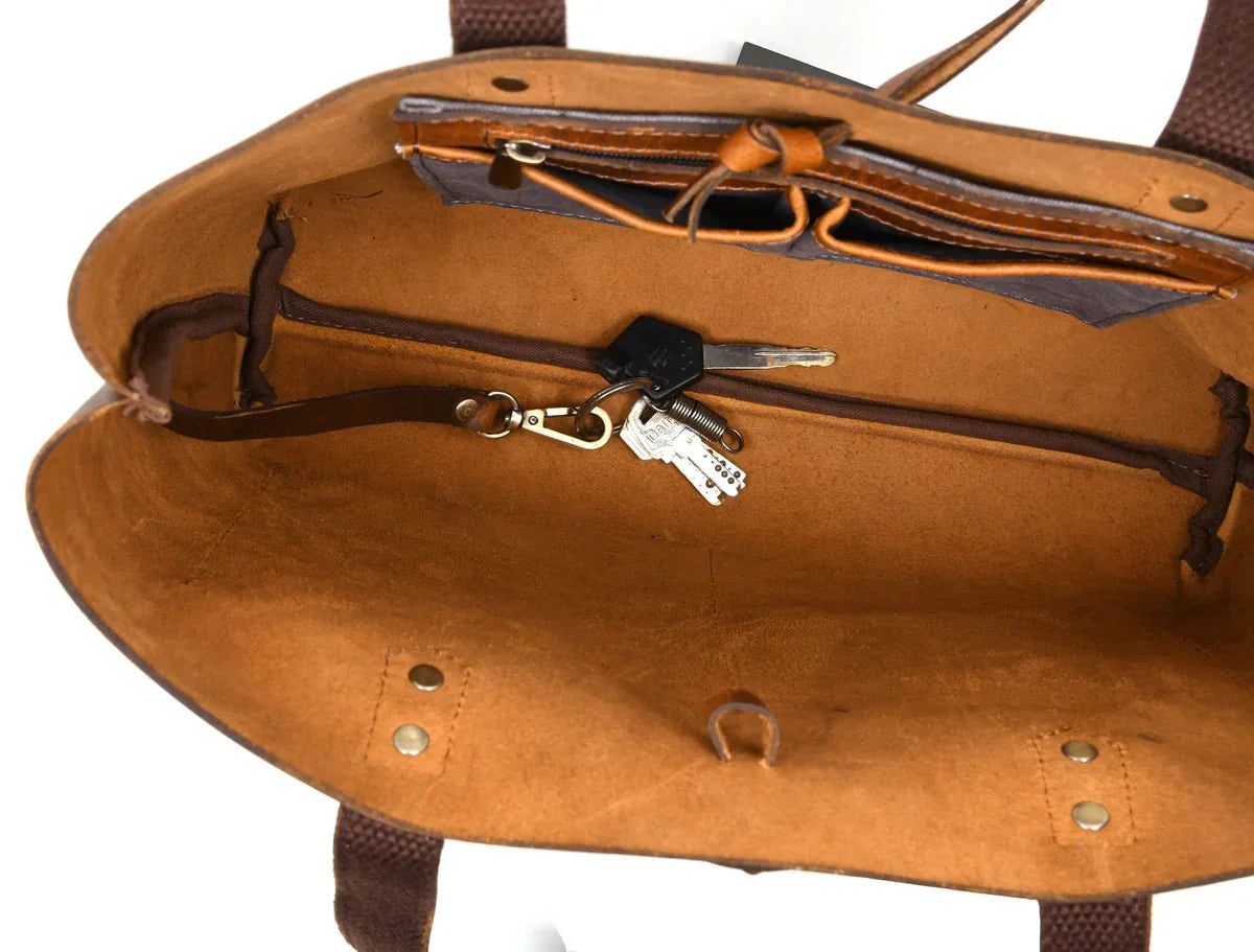 Leather Willow Tote www.Shopthatapp.com