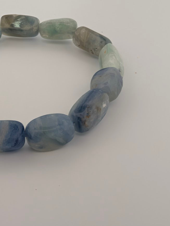 Blue Kyanite Free-Form Bracelet