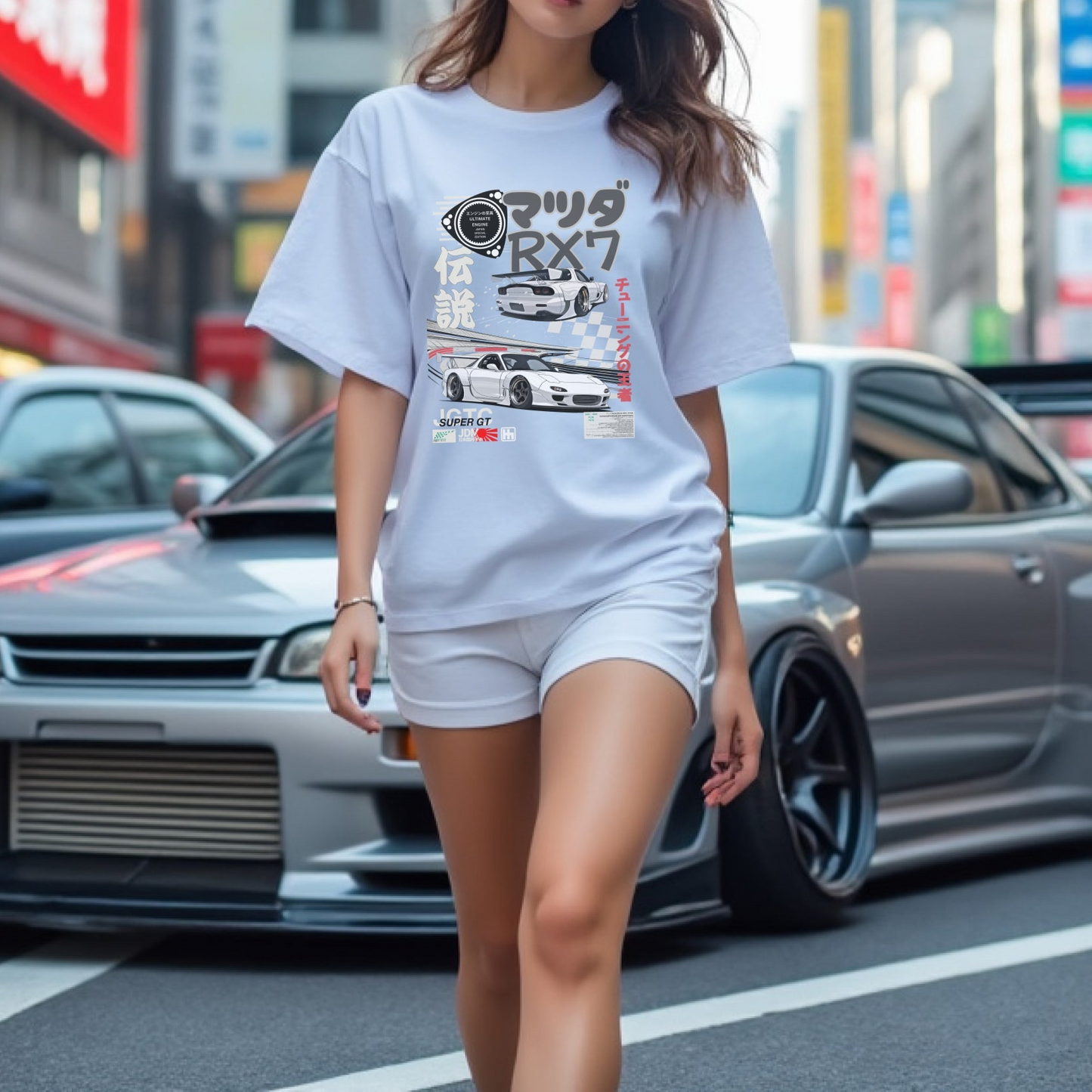 Legendary Suzuka RX7 Automotive Graphic T-Shirt | Mens & Womens (Unisex) - Velora