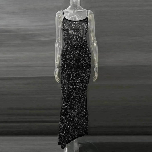 Light Diamond Charming Suspender Mermaid Dress Gown