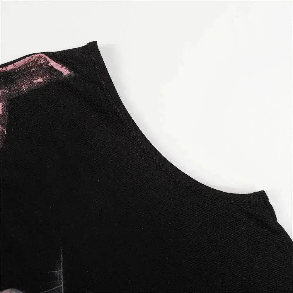 Lollipop Printed Waistcoat Half Sleeve - Velora
