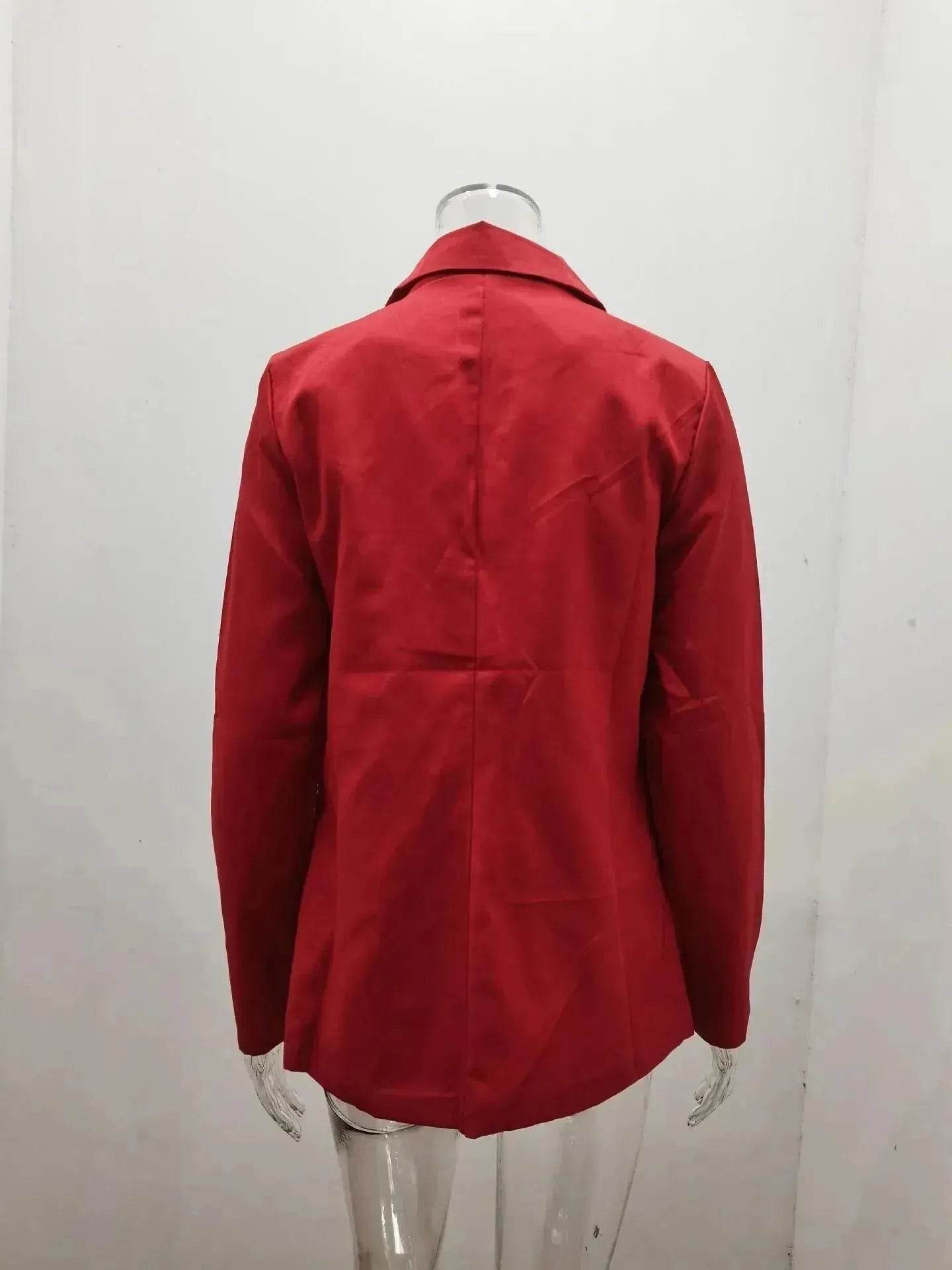 Loose Long-sleeved Knitted Solid Color Sweater - Velora