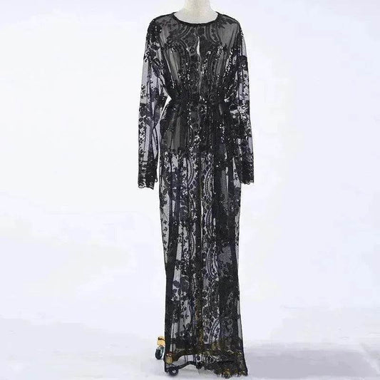 Luxury sequined Arab robe - Velora