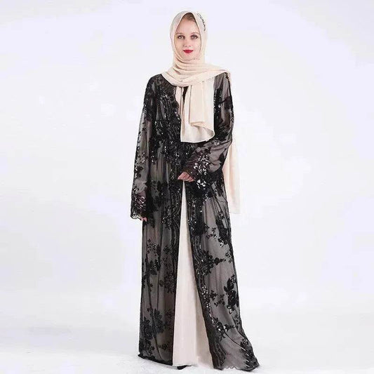 Luxury sequined Arab robe - Velora