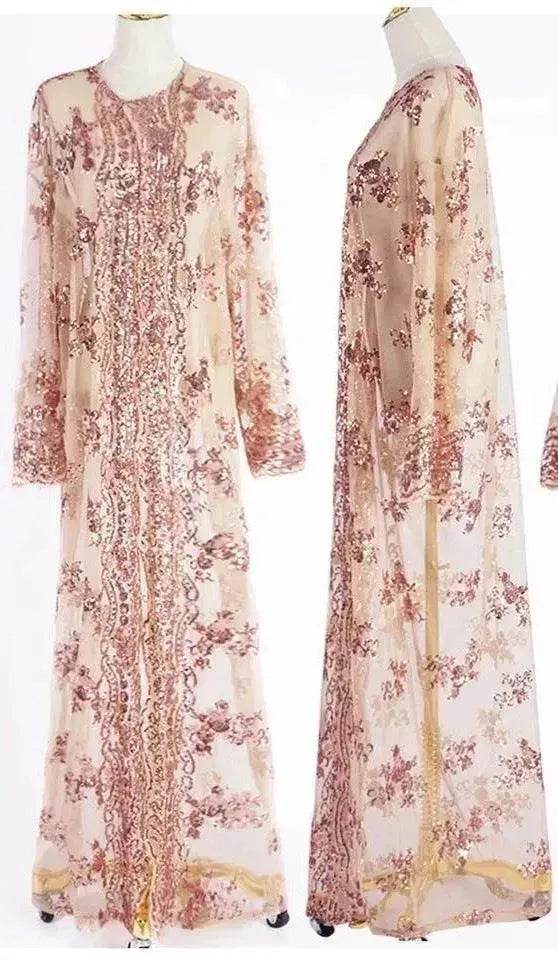 Luxury sequined Arab robe - Velora