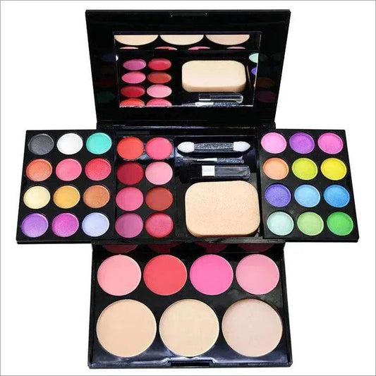 Makeup Box 24 Eyeshadow 8 Lipstick 4 Blush 3 Powder 39 Color Makeup Disc Combination Makeup Tray - Velora