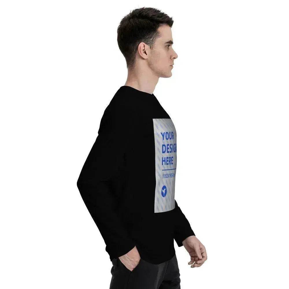 Men's Long Sleeve Crew Neck T-Shirt - Velora