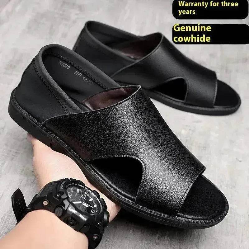 Men's Sandals Summer Men's Casual Soft Bottom Non-slip Wear-resistant And Deodorant Beach - Velora