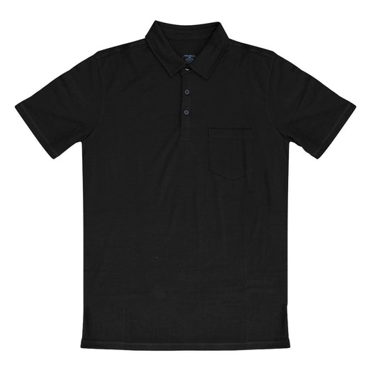 Men's 100% Merino Wool Golf Shirt (with pocket) 175 GSM - Lightweight - Velora