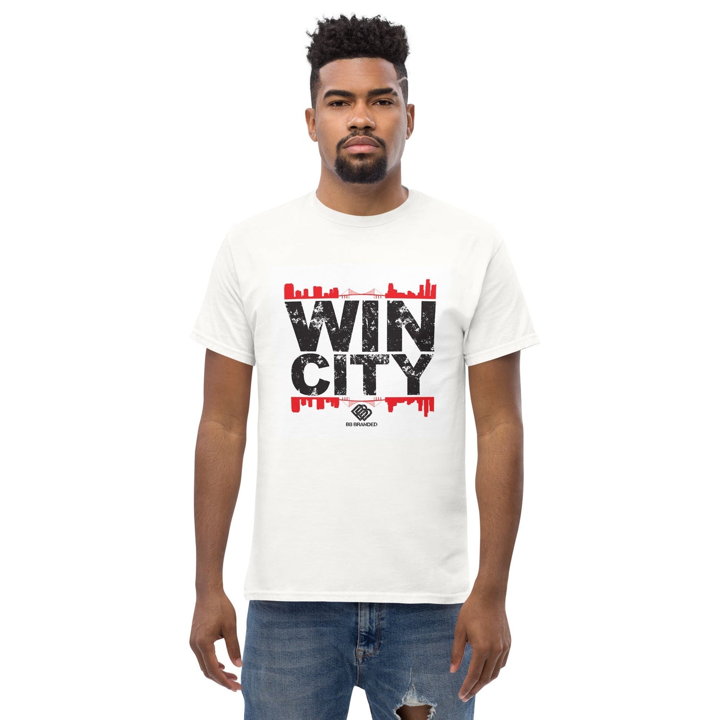 BB WINCITY "SKYLINE" TEE White - Velora