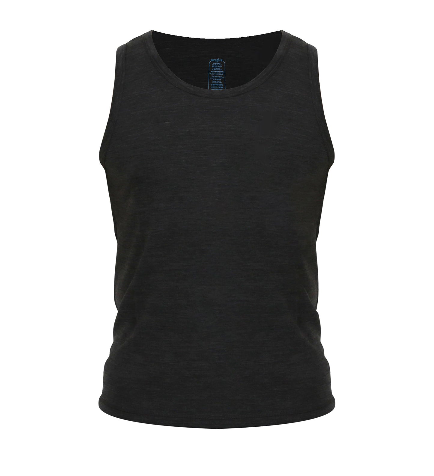 Men's Merino Wool Tank Top with Crew Neck - Velora