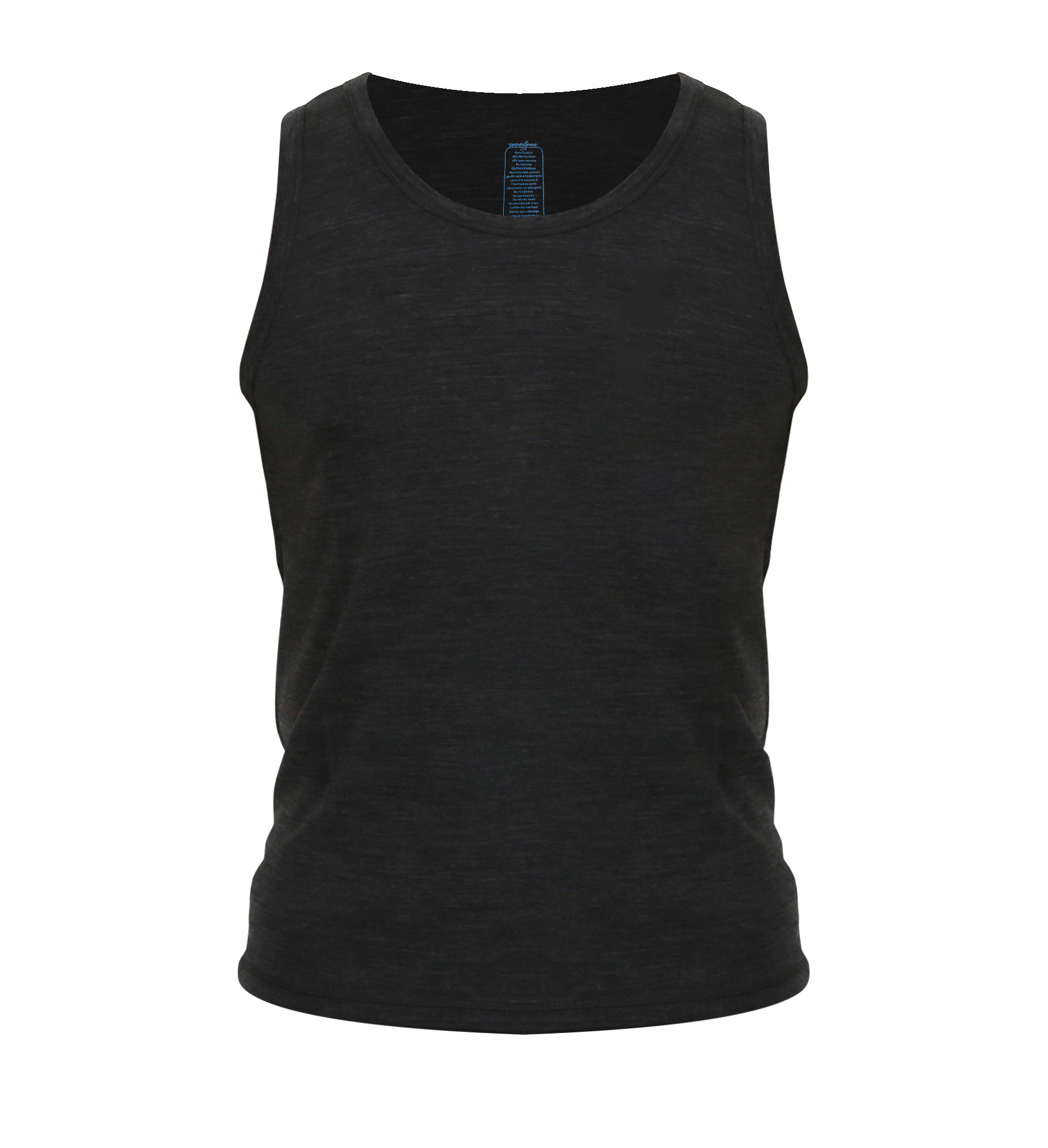 Men's Merino Wool Tank Top with Crew Neck - Velora