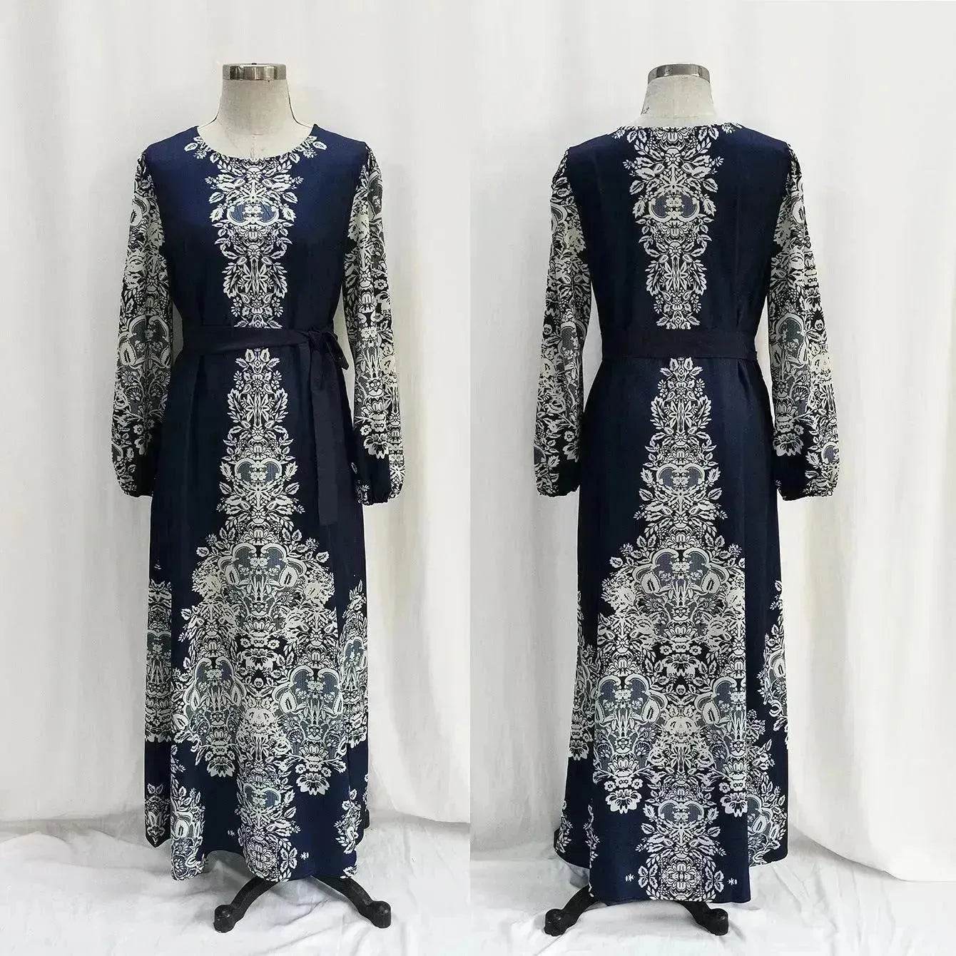 Middle East Arab Arab  Printed Dress EX-STOCK Canada