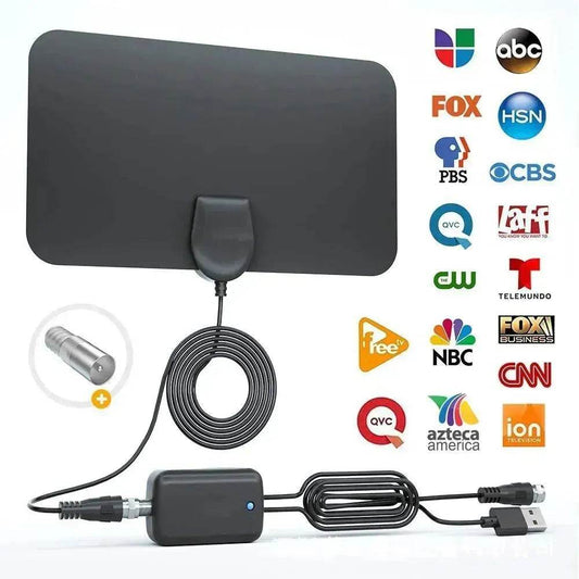 Mini HD Indoor Digital TV Antenna with IEC Adapter - Velora