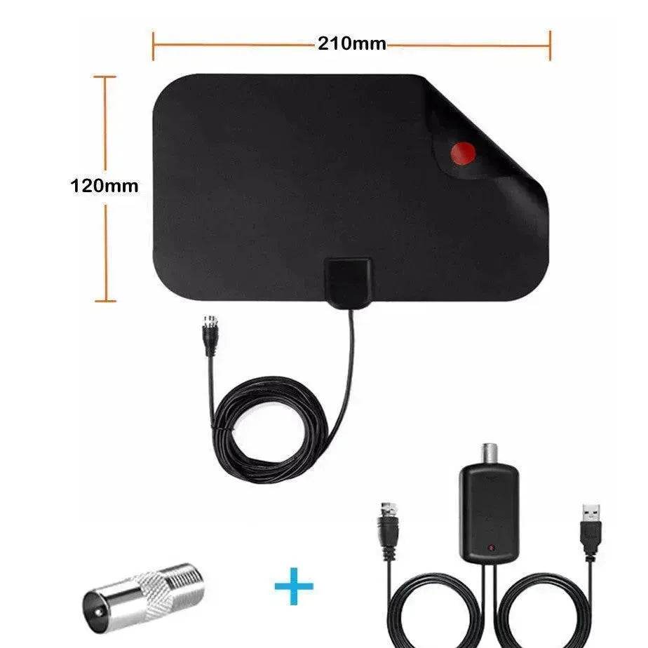 Mini HD Indoor Digital TV Antenna with IEC Adapter - Velora