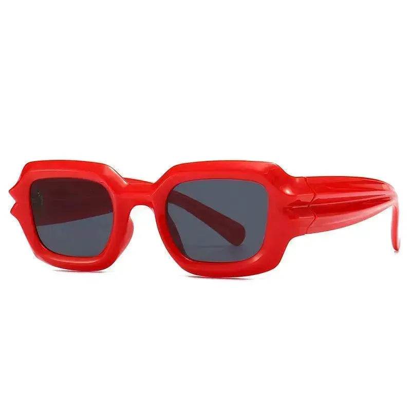 Modern Sunglasses Street Shooting Model Square Female - Velora