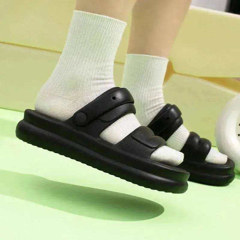 Multi-functional Thick-soled Sandals For Women Summer Outdoor Garden Slippers Beach Shoes - Velora