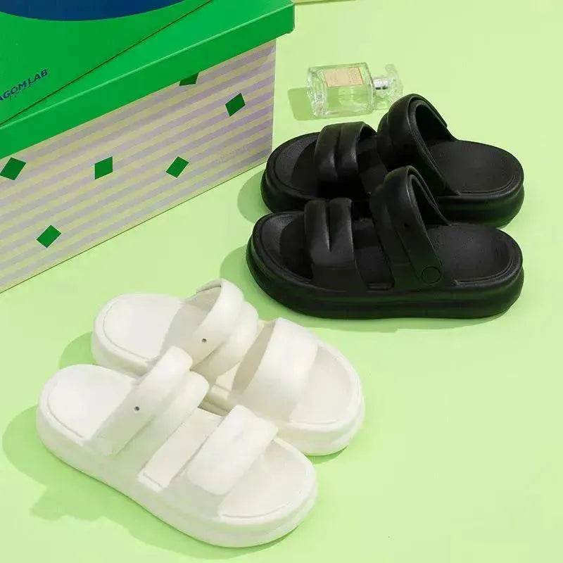 Multi-functional Thick-soled Sandals For Women Summer Outdoor Garden Slippers Beach Shoes - Velora