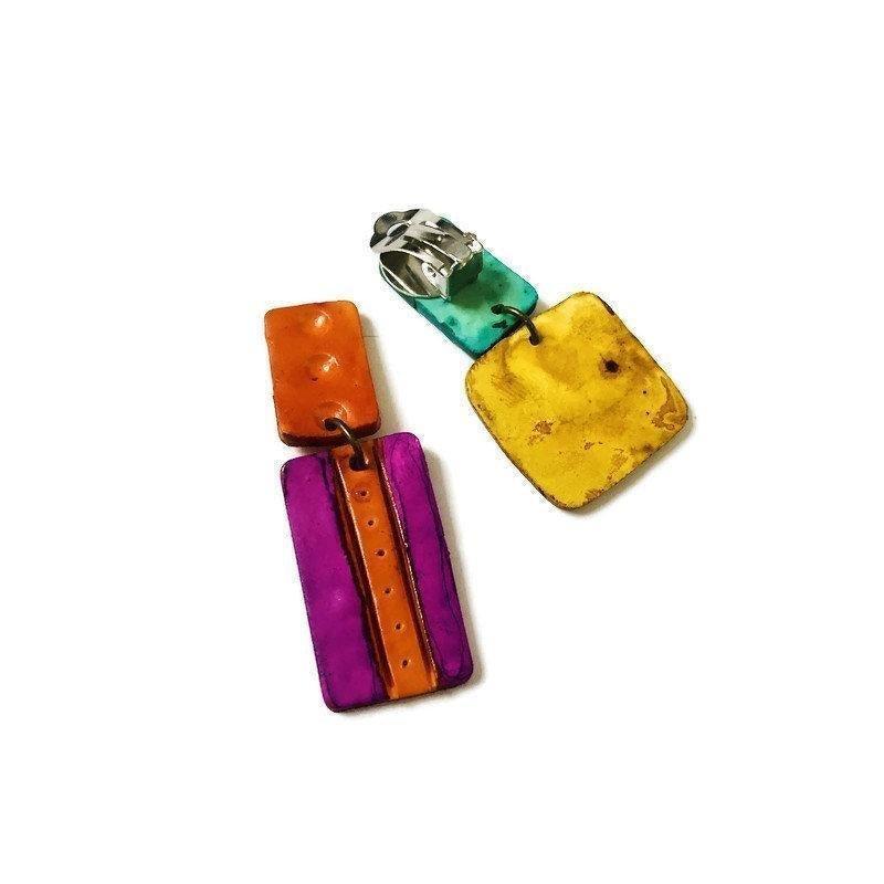 Multicolored Statement Pendant Necklace Handmade - Velora Luxury Fashion