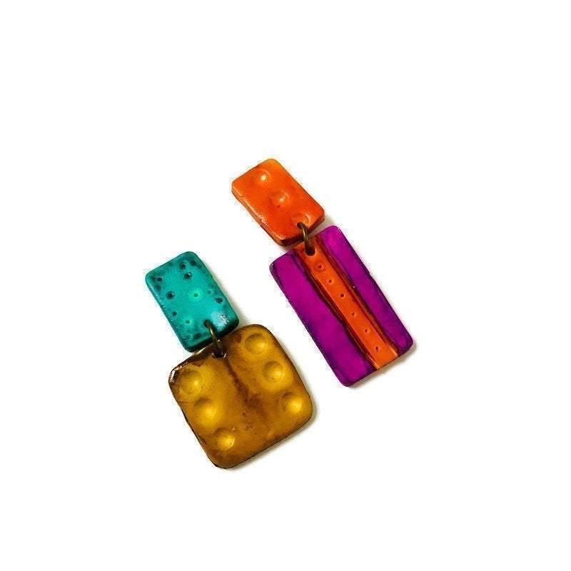 Multicolored Statement Pendant Necklace Handmade - Velora Luxury Fashion