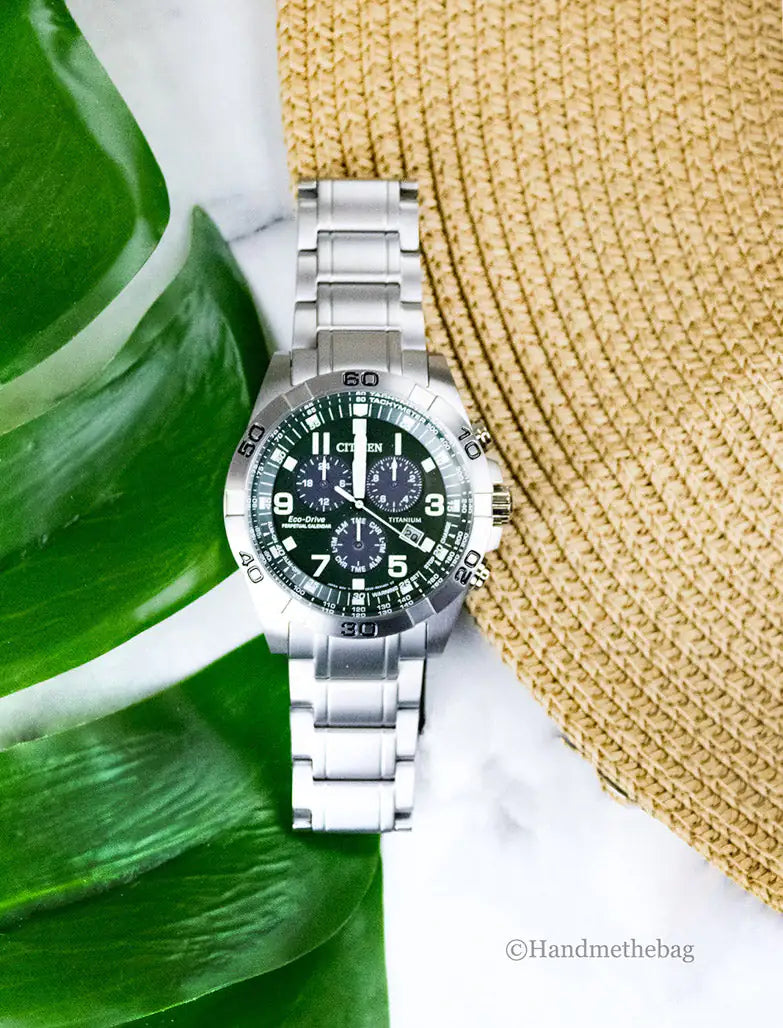 Citizen Green Eco-Drive Steel Sport Watch