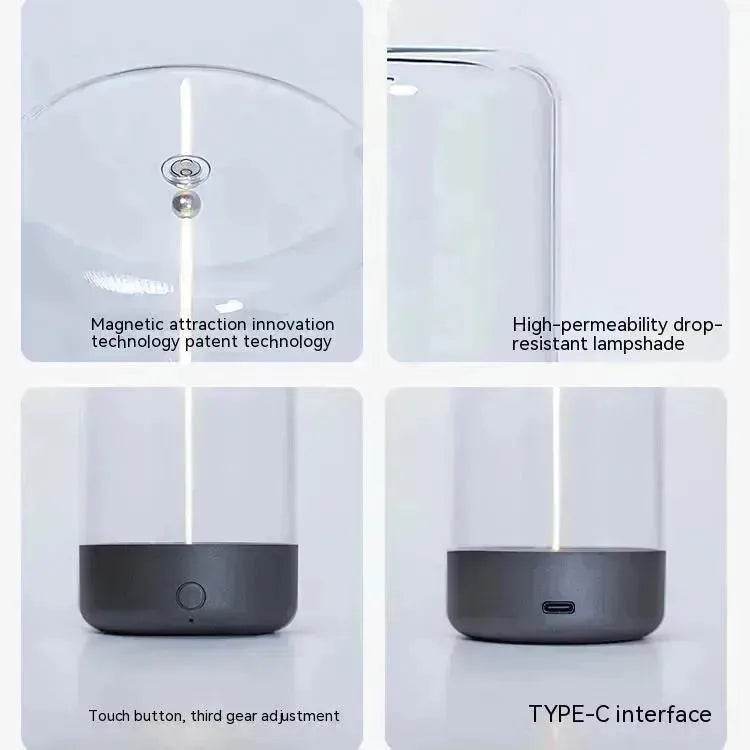 New LED Camping Light Type-c Rechargeable Portable Night Light With High Transparency And Anti Drop Creative Atmosphere Light - Velora