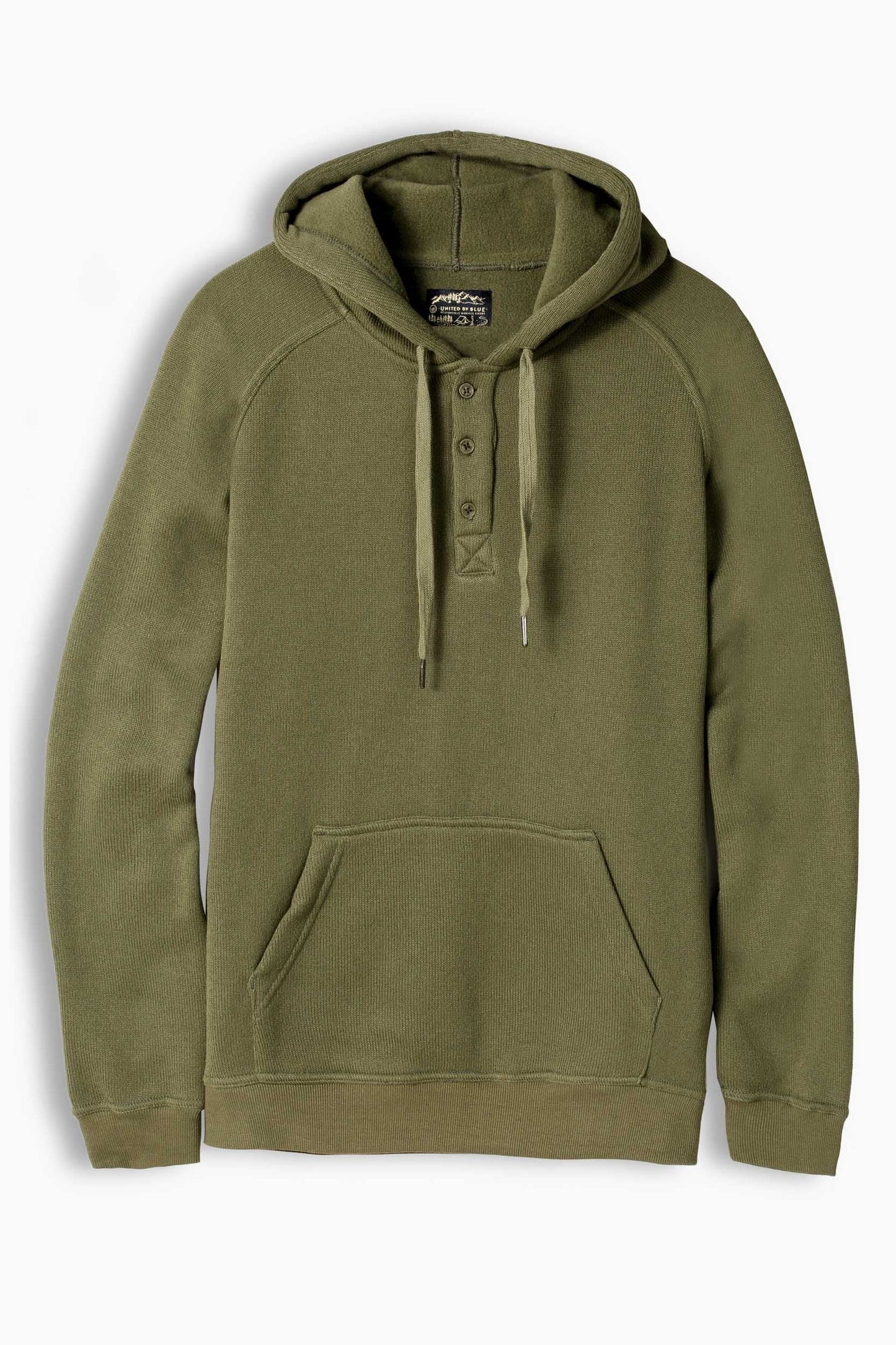 United By Blue Mens Auckland Pullover Hoodie Polartec Fleece Sweaters - Velora