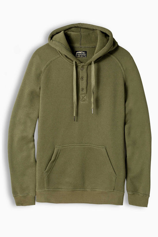 United By Blue Mens Auckland Pullover Hoodie Polartec Fleece Sweaters - Velora