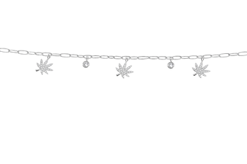 SILVER CHARMED BRACELET
