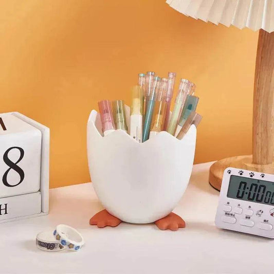 Pen Holder Cracked Chicken Storage Box Multifunctional - Velora