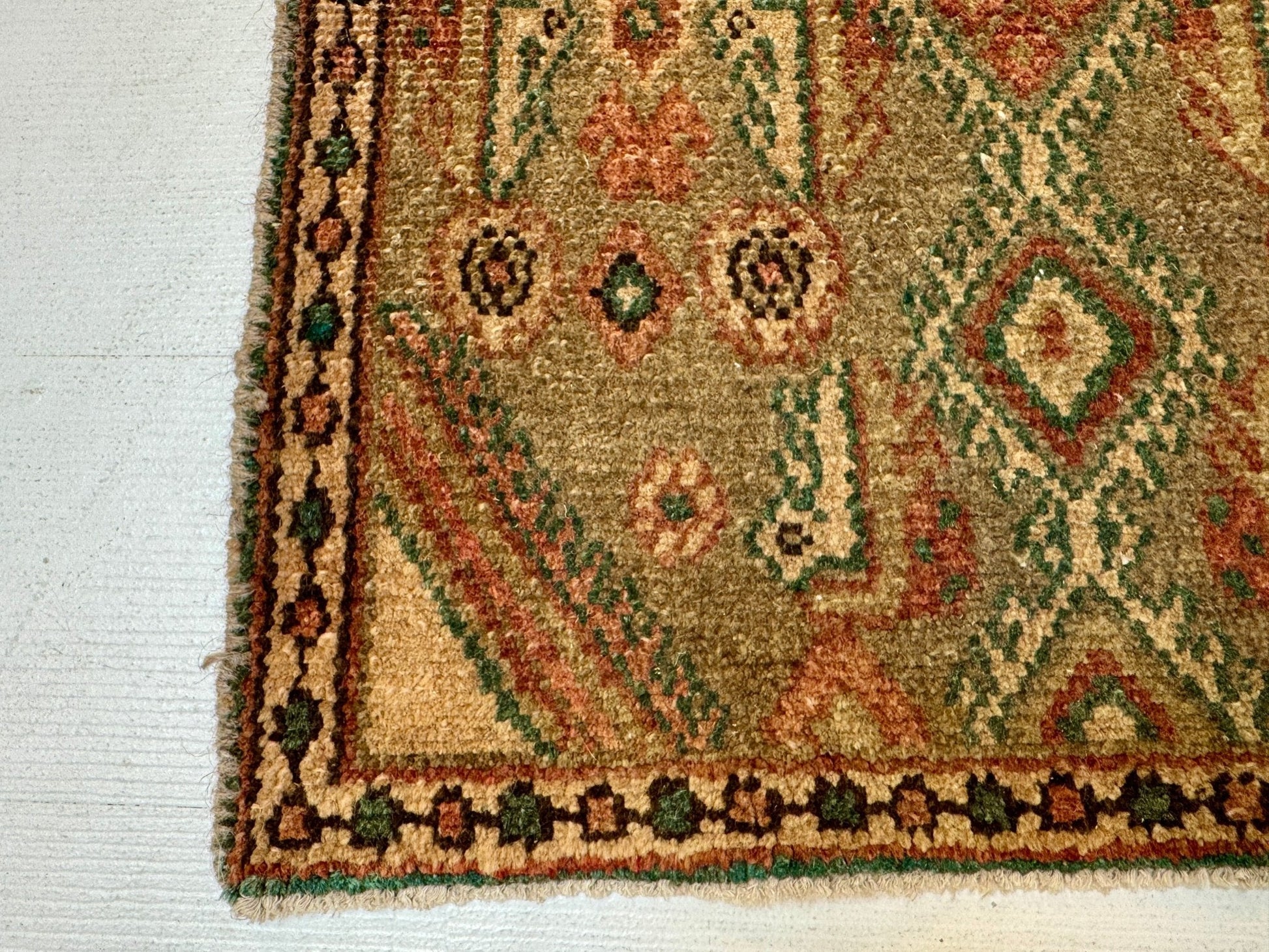 Persian Borujerd Runner Rug | 1' 10” x 6' 5" - Velora