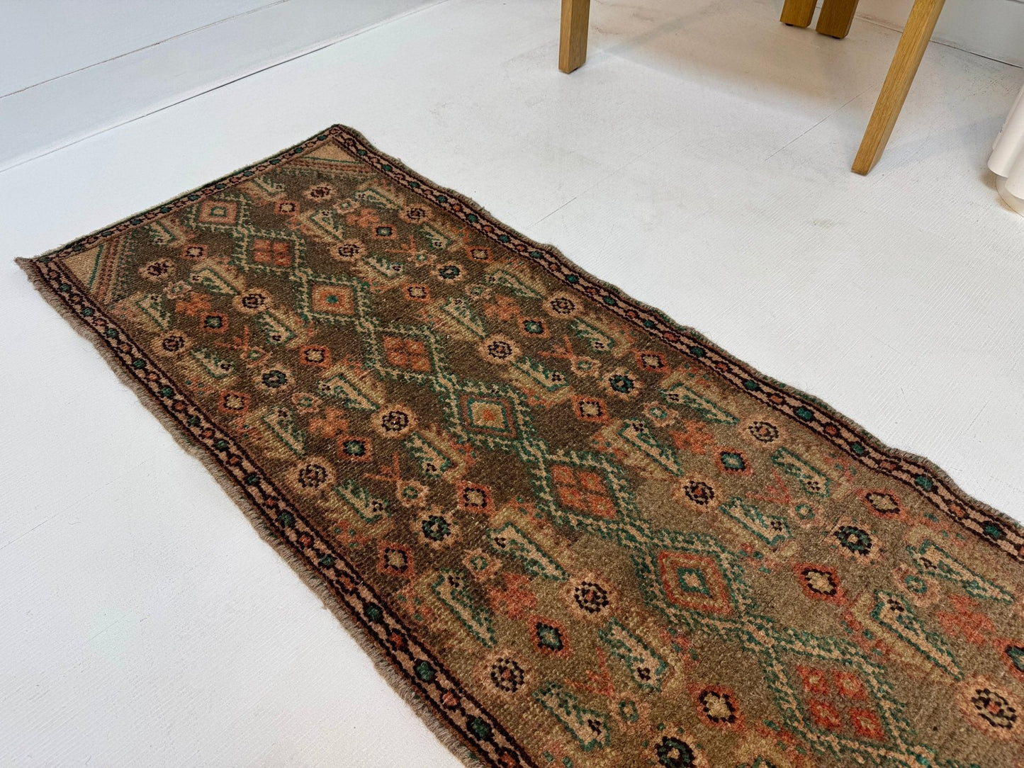 Persian Borujerd Runner Rug | 1' 10” x 6' 5" - Velora