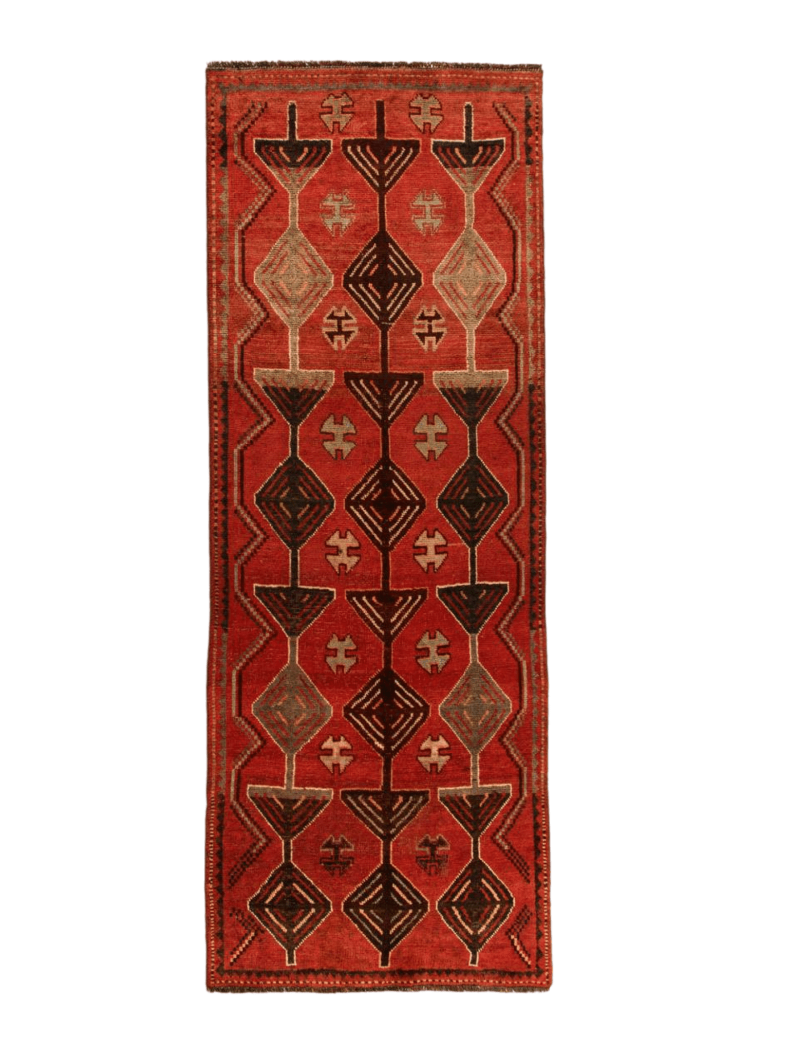 Persian Luri Runner Rug | 3' 1” x 8' 8" - Velora